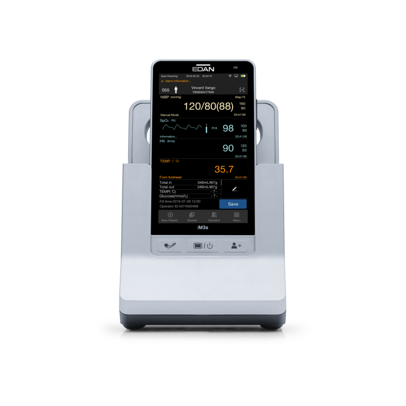EDAN MONITEUR PORTABLE IM3S SUR BATTERIE AVEC SOCLE / SPO2 + NIBP