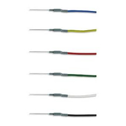 Aperçu des 6 couleurs des câbles des électrodes à aiguilles sous-cutanées Ambu Neuroline 745