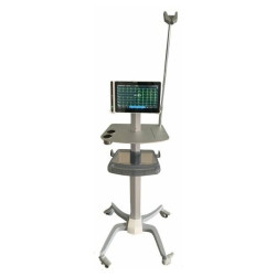 Chariot à roulettes pour tablette ECG EVI Spengler