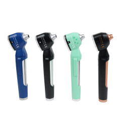 Otoscopes 4 couleurs (myrtille, noir, pédiatrique et bronze)