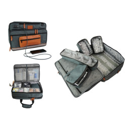 Sac à dos convertible intérieur avec câble USB