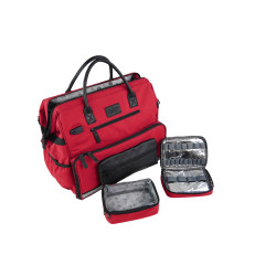 Grans sac de transport médical Madrague rouge intérieur