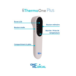 Thermomètre frontal sans contact Thermo One Plus