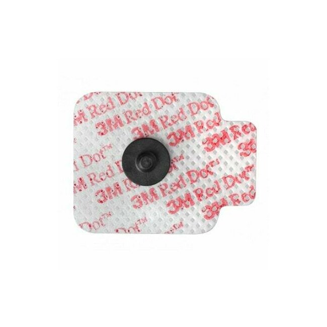 Électrodes 3M Red Dot 2660-5 pour Holter (Radiotransparentes)