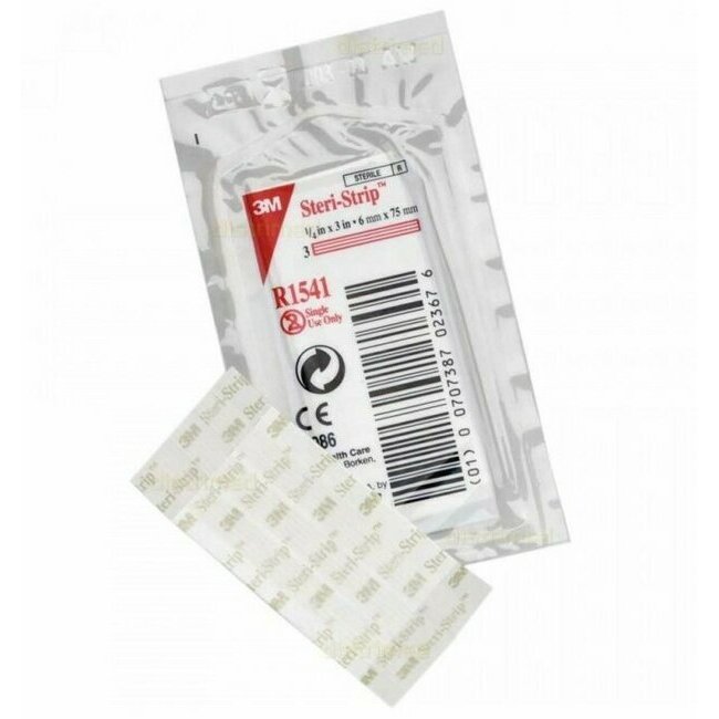 Sutures Cutanées Stériles Adhésives Renforcées Steri-Strip 3M (50 sachets)