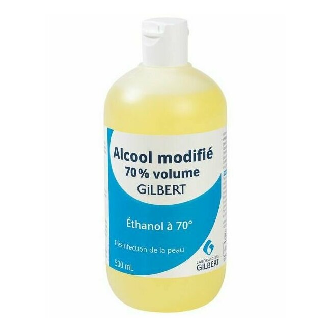 Alcool modifié 70% Gilbert 500ml