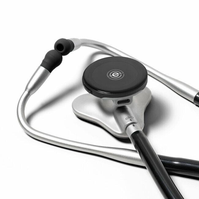 Stéthoscope numérique Eko Core 500 connecté et amplifié avec fonction ECG 