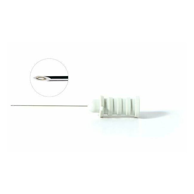 Électrode aiguille concentrique EMG Ambu Neuroline 25 mm x 0,30 mm (blanc)