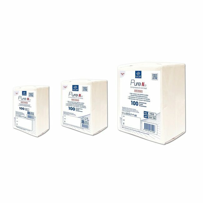 Compresses Pure N30 non tissées non stériles 