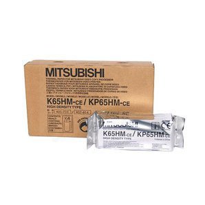 Papier video original Mitsubishi K65HM, KP65HM (4 rouleaux)