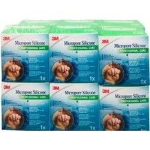 Sparadrap silicone micropore 3M - Lot de 12