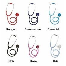 Stethoscope pulse simple pavillon tous les coloris