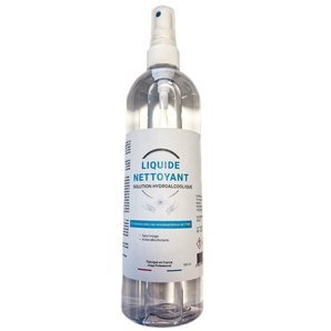 Spray Désinfectant de Solution Hydroalcoolique 500ml Fabrication Française (Tarif réglementé)