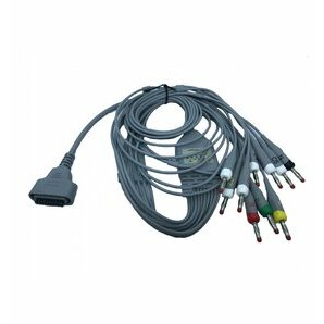 Cble patient EDAN 10 brins pour appareil ECG PADECG et DX12