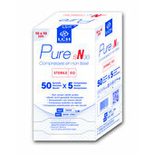 Carton : Compresses non tisses striles 10 x 10 cm